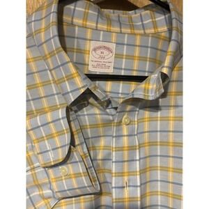 Brooks Brother's XL Long Sleeve Plaid Dress Shirt (Z)